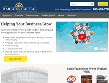 Tablet Screenshot of harbourcapital.com
